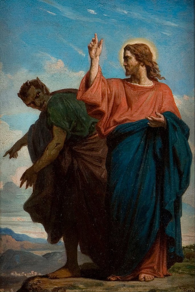 Félix Joseph Barrias—The Temptation of Christ by the Devil