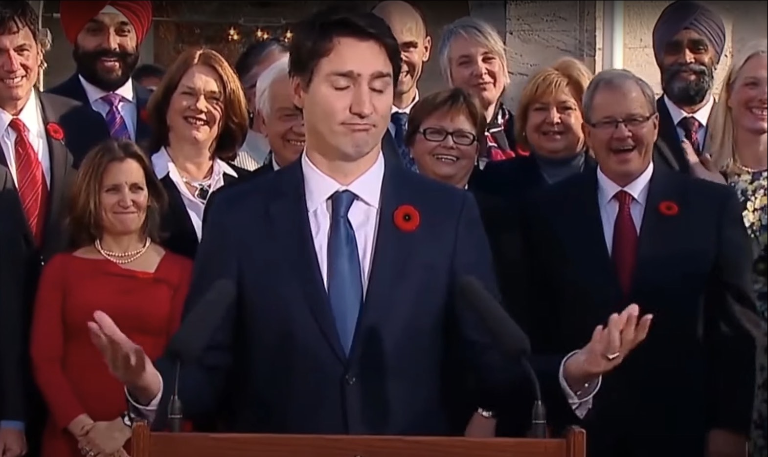 Justin Trudeau invites us to eat cake