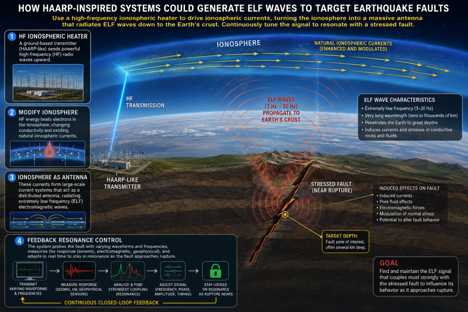 Possible Way to Target Earthquake Faults