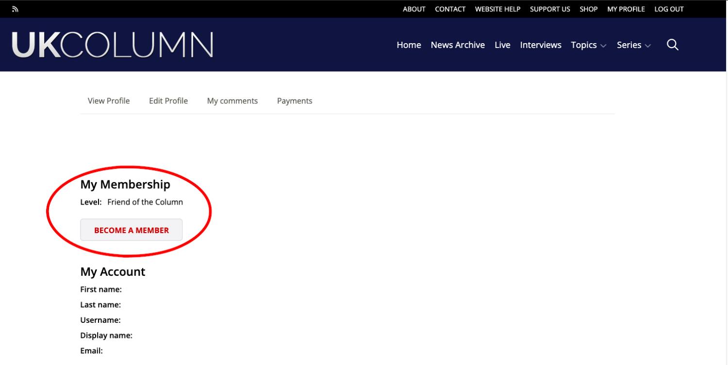 Become a Member Button