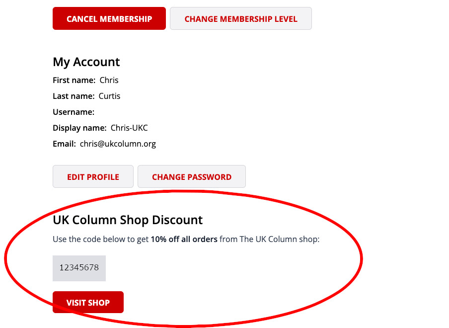 Shop Code