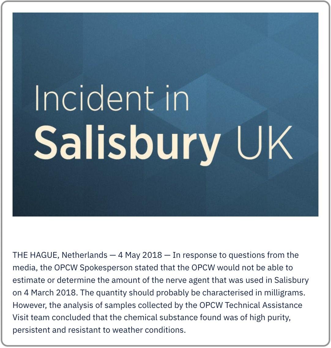 Incident in Salisbury