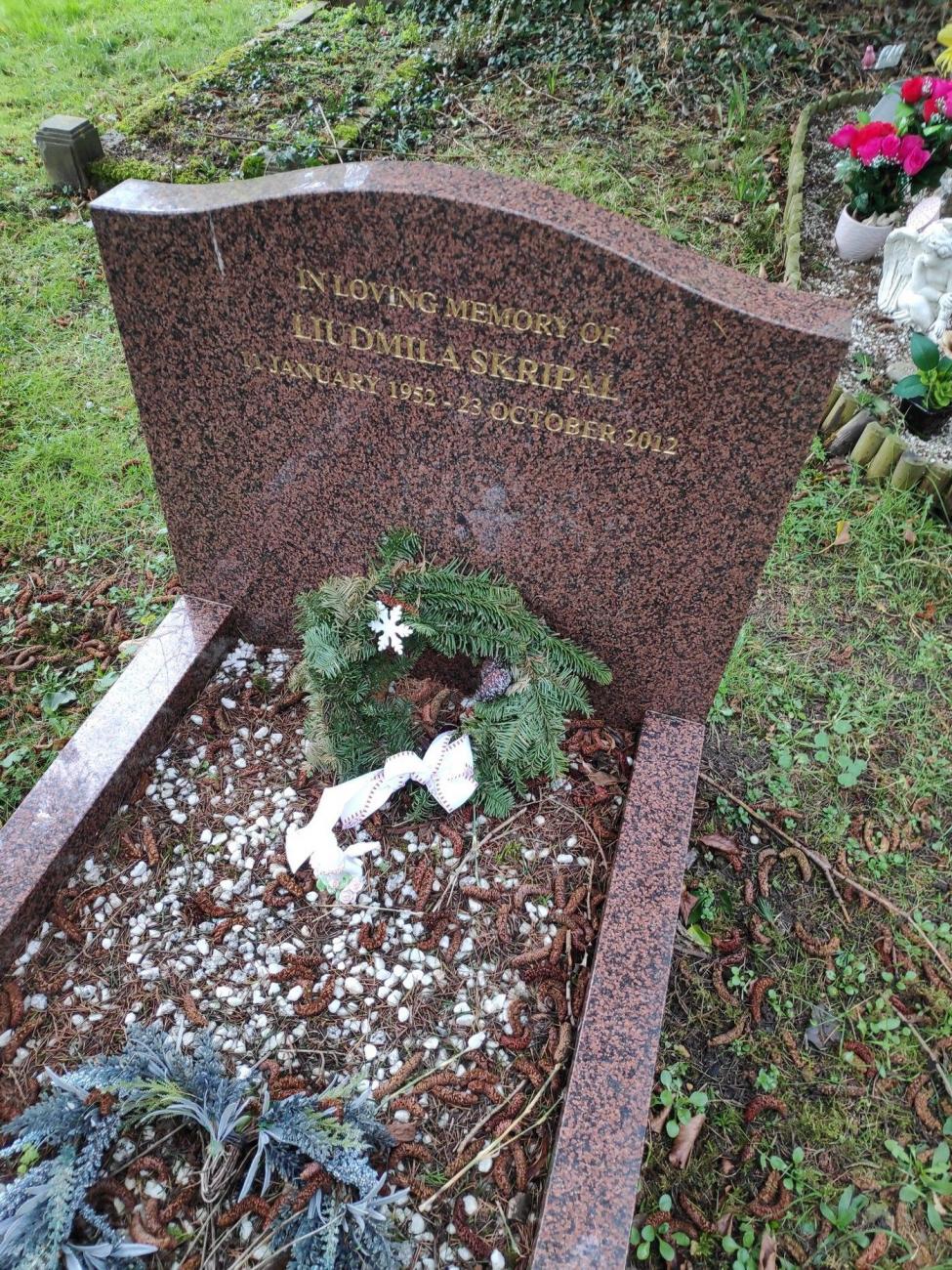 Liudmila Skripal grave
