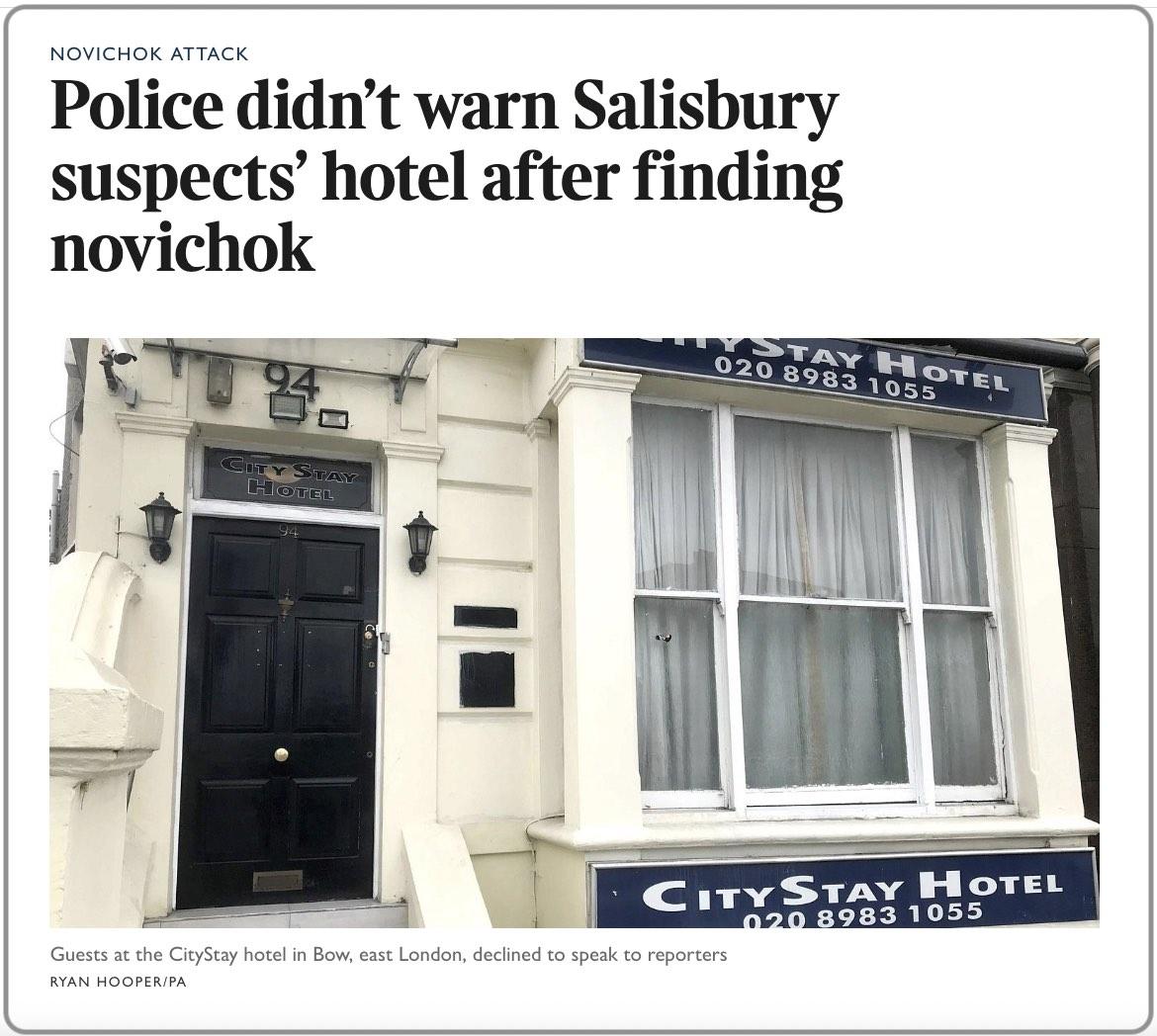 Police didn't warn hotel