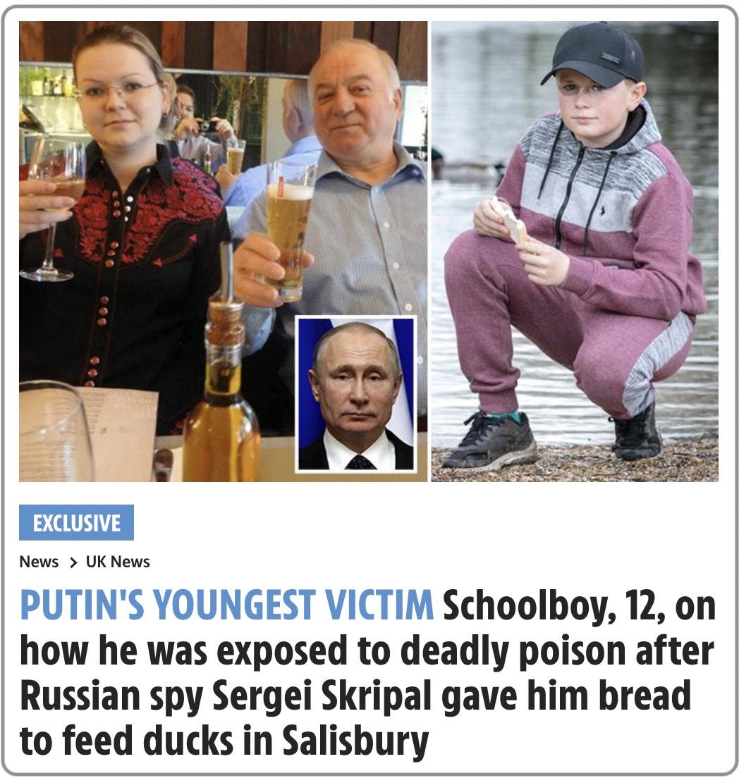 The Sun reported that Aiden Cooper was exposed to Novichok, but tests later showed he was unharmed