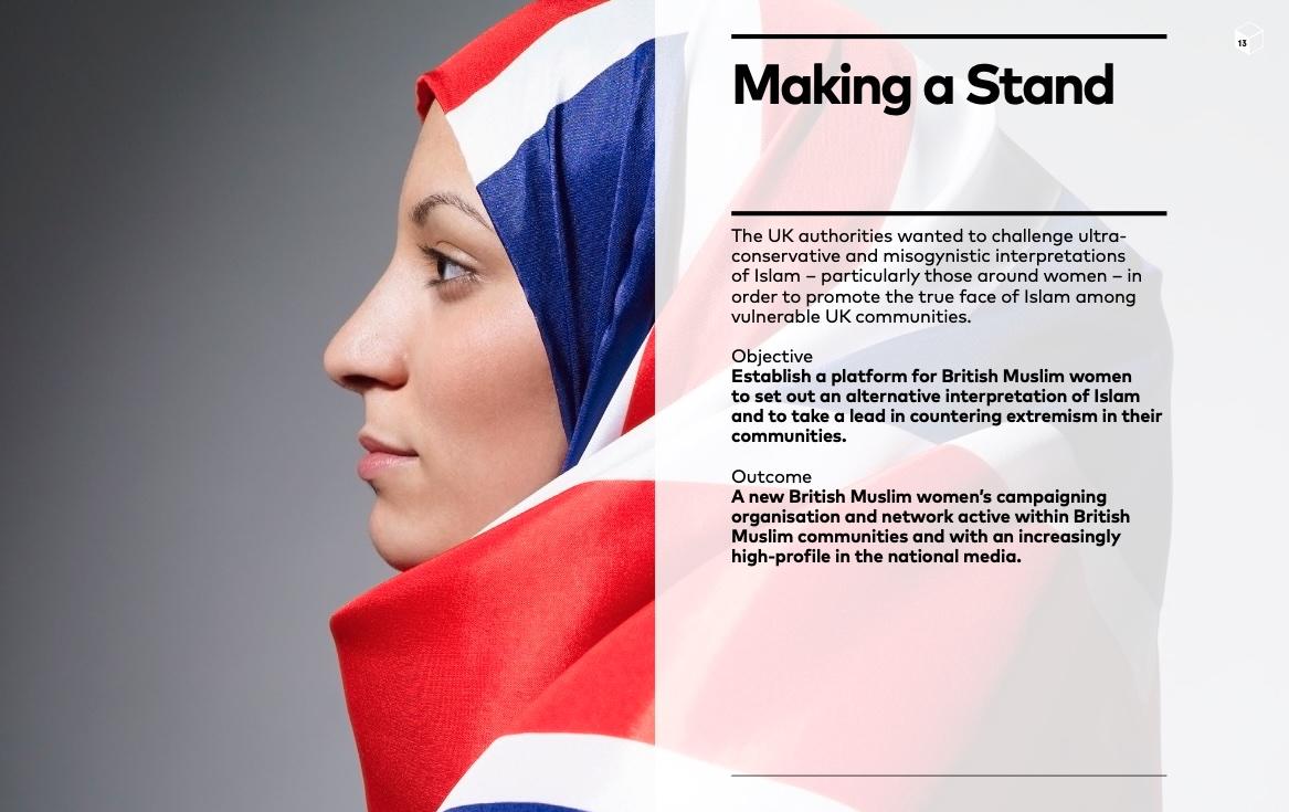 Leaked Breakthrough Media presentation slide on Making A Stand