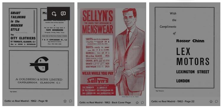 Advertising in the programme