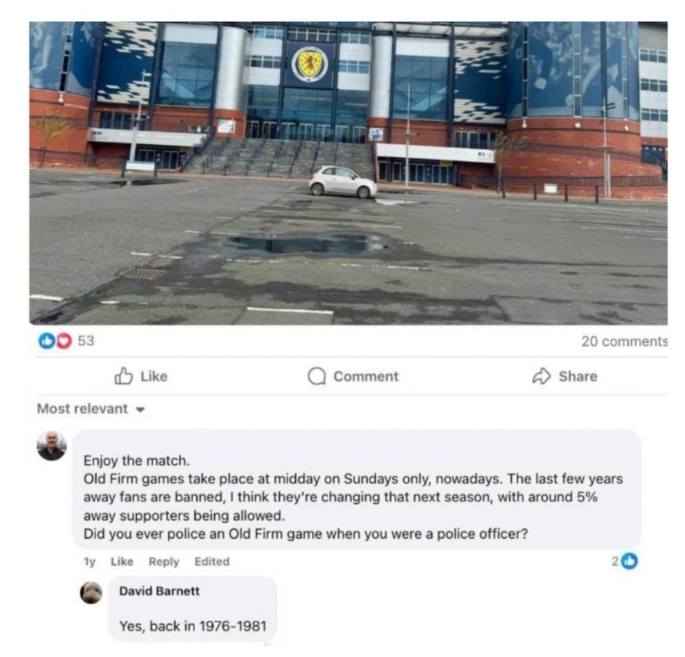 David Barnett social media comments