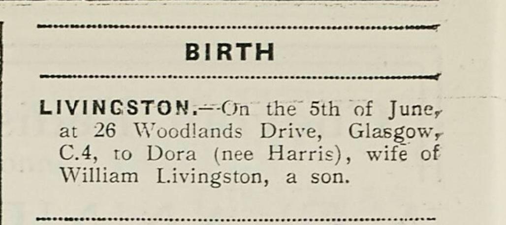 Livingston Address