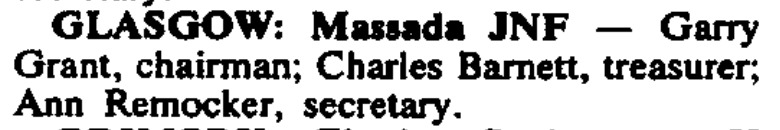 Jewish Chronicle Report