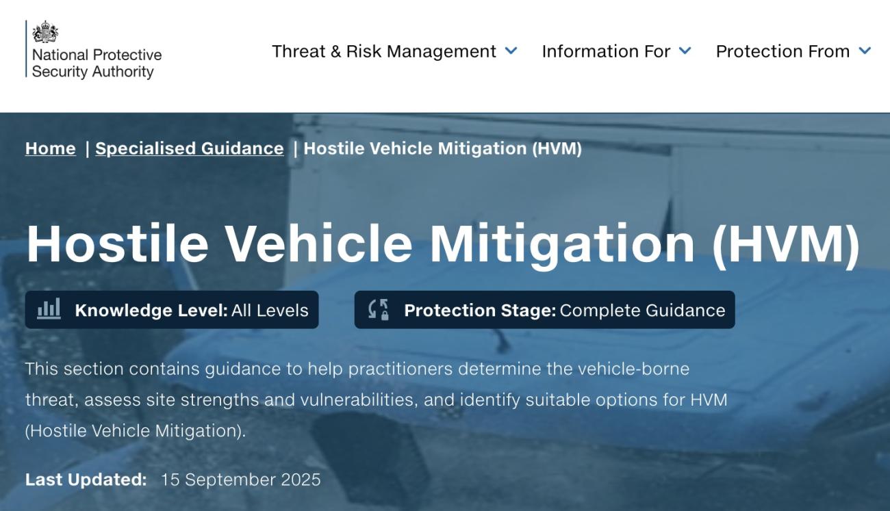 Hostile Vehicle Mitigation