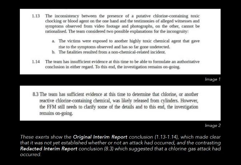 Excerpt from the Berlin Group 21 (BG21) Review showing a key manipulation of the original report's findings