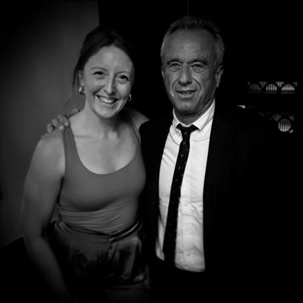 Dr. Casey Means with Robert F. Kennedy Jr.