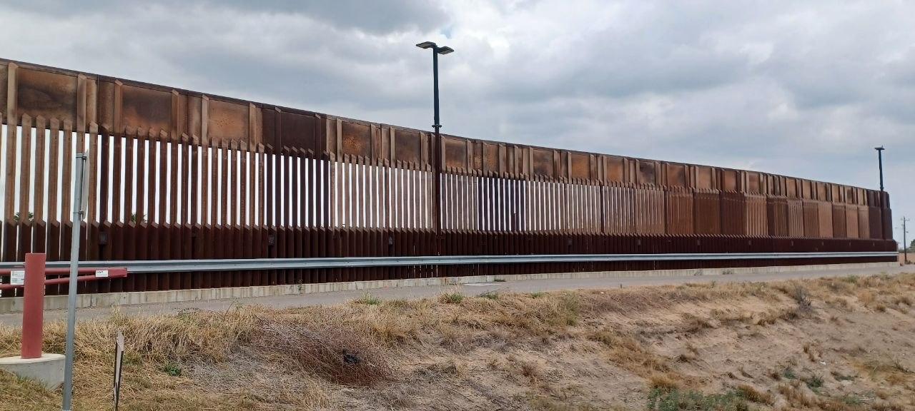 Border fence, Hidalgo County, Texas