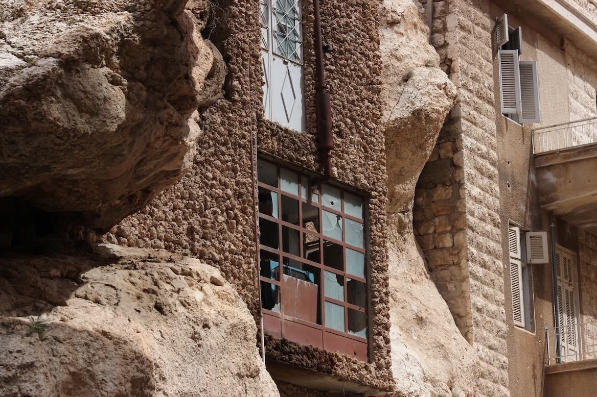 A traditional Maaloula home hewn from the mountain rock. Photo: Vanessa Beeley