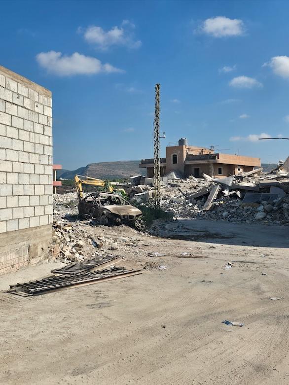 Mayfadoun, southern Lebanon, near an area that has been forcibly depopulated by Israeli attacks. Photo: Roqayah Chamseddine
