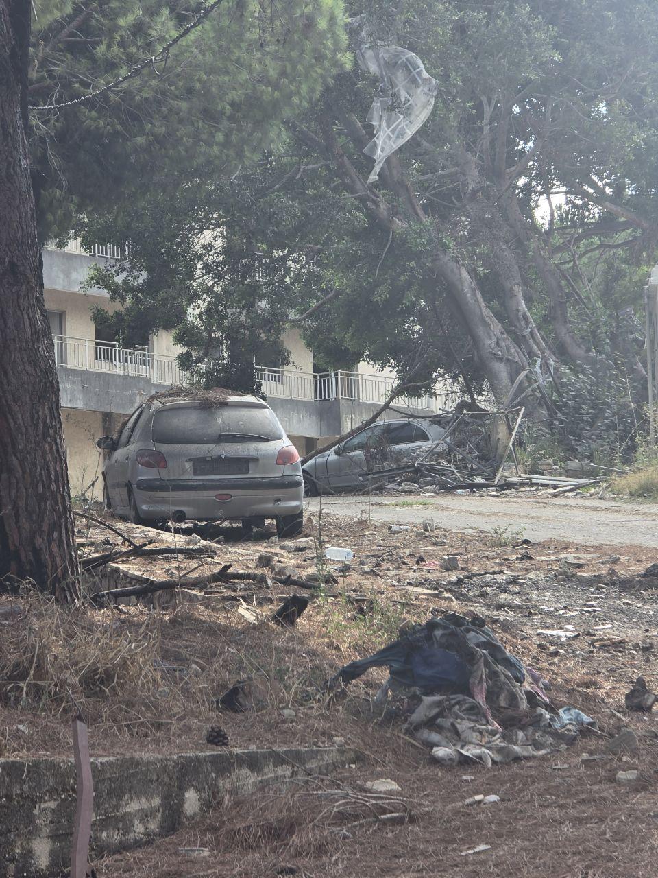 Behind Ghandour Hospital in Nabatieh al-Fawqa, southern Lebanon