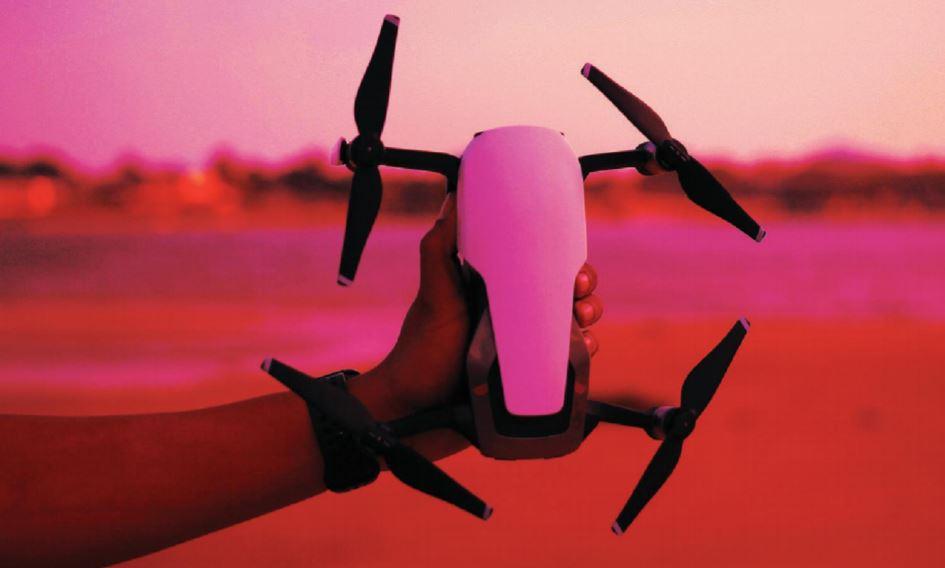 “Humanitarian drone” - image taken from one of the puff pieces promoting Hala Systems.