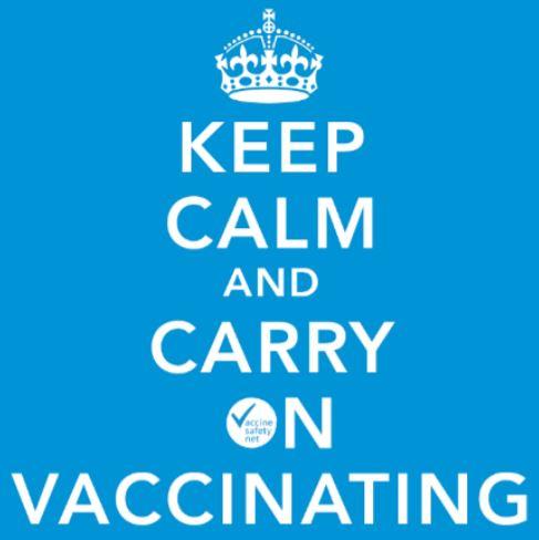 The Keep Calm meme taken from the PHE document.