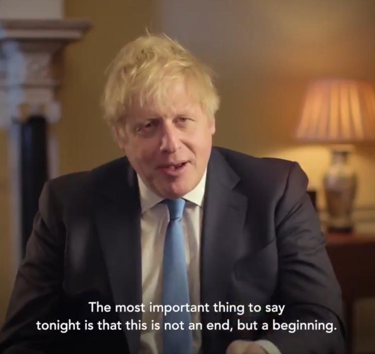 For Boris it's a new beginning