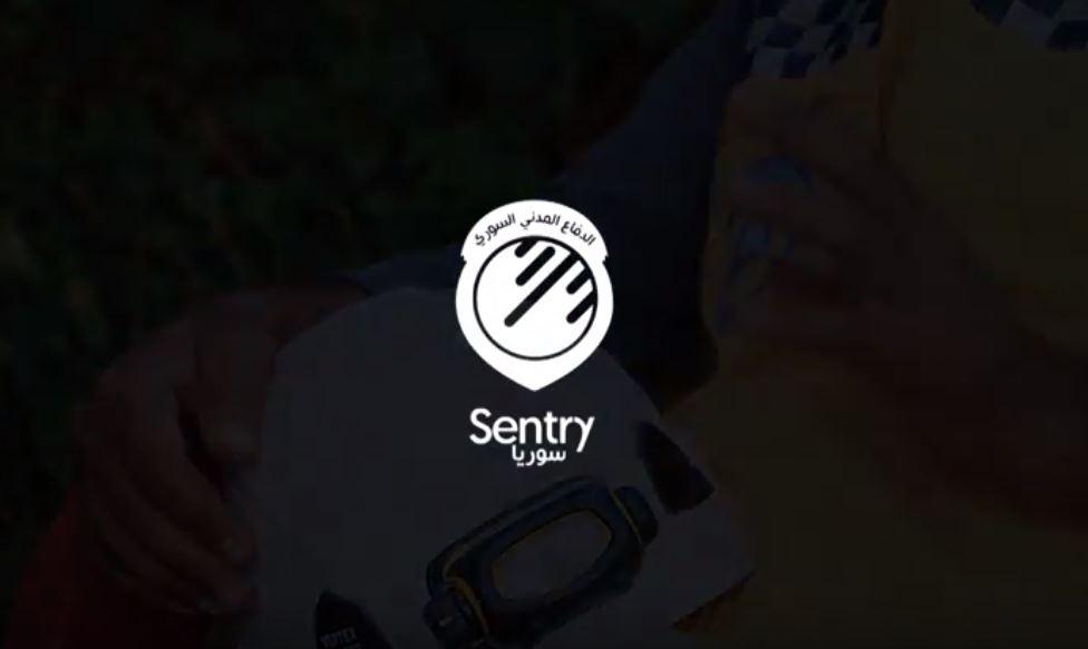 Screenshot from a Hala Systems promotional video - the Sentry system partnering the White Helmets.