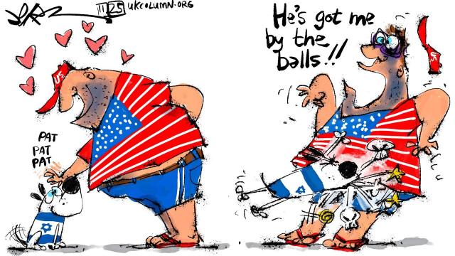 Israel has me by the balls